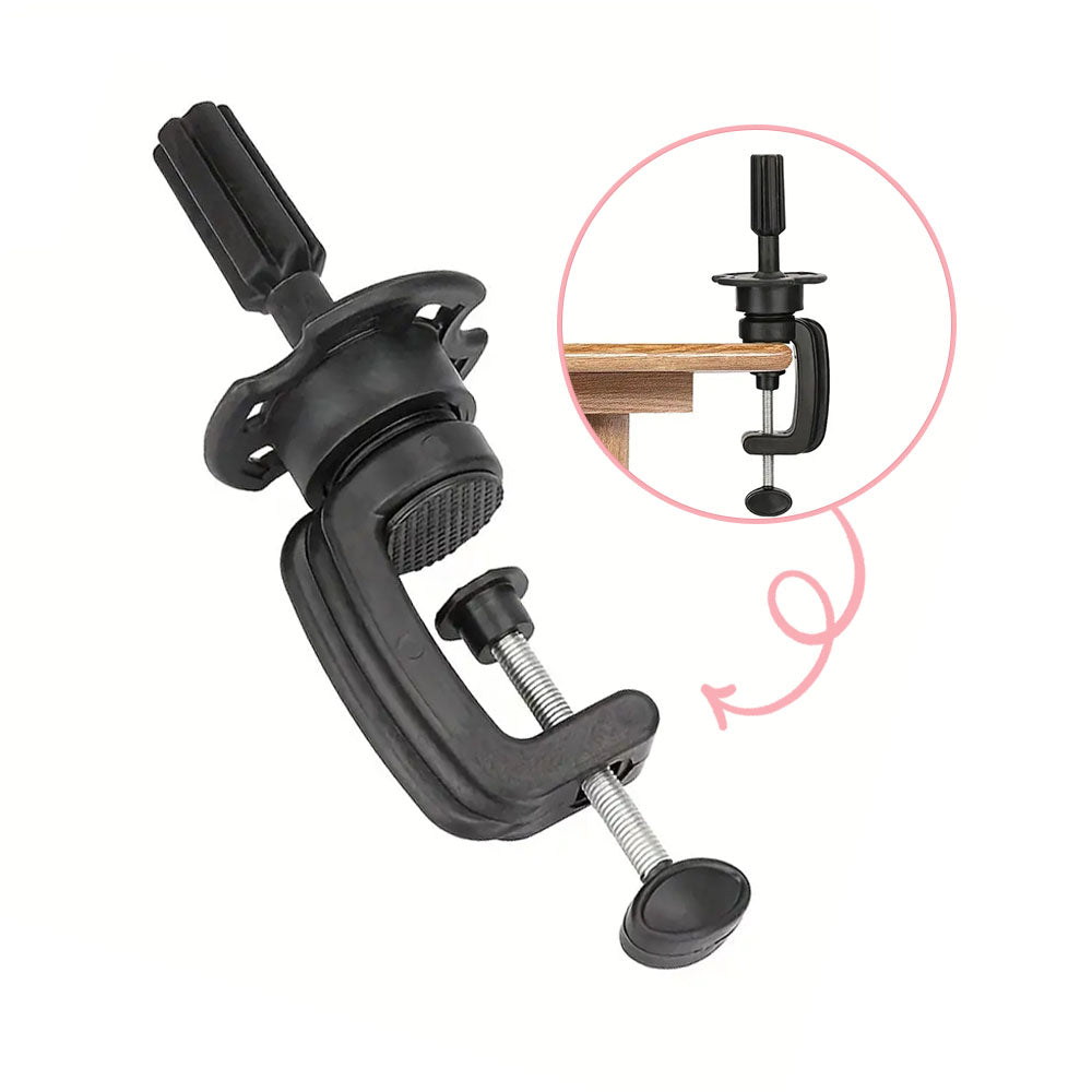 Tafelklem statief oefenhoofd