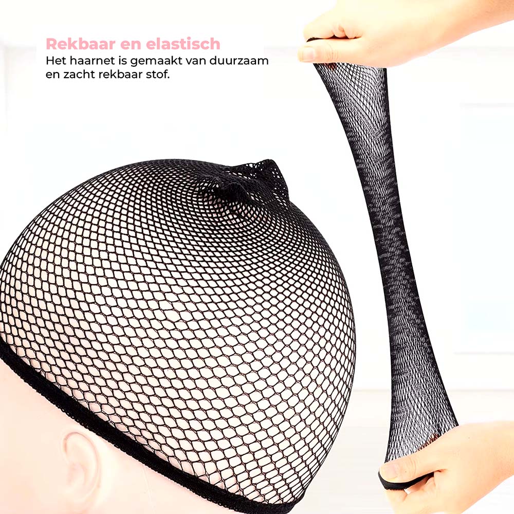 Wig cap - haarnet voor dames pruiken - 2 stuks Beige